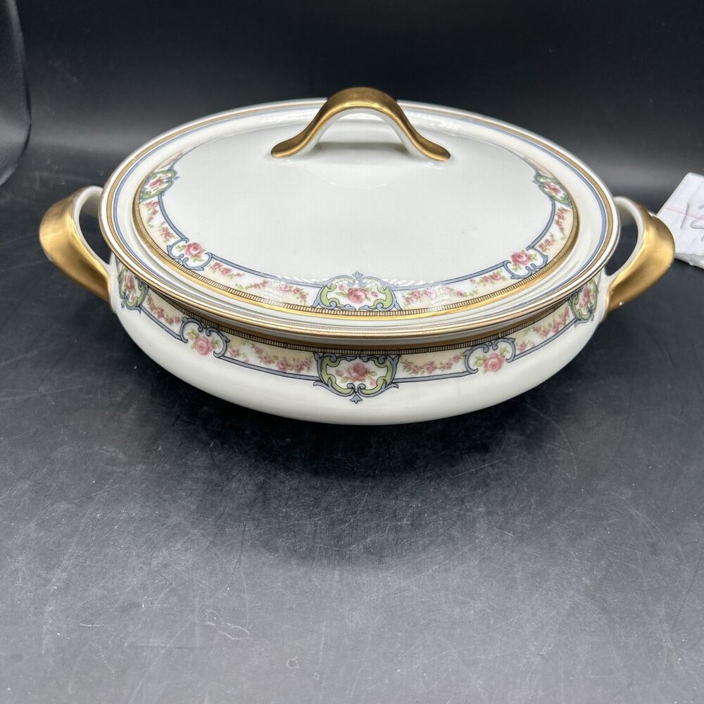 Antique Theodore Haviland Limoges France 1903 Covered Casserole Bowl